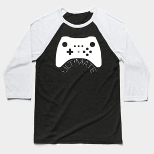 Ultimate Gamer - Video Game Lovers Graphic Statement Baseball T-Shirt